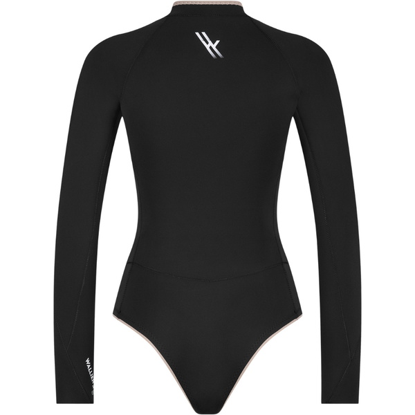 2026 Wallien Womens Horizonia Yulex 1.5mm Front Zip Springsuit Wetsuit 10101 - Black
